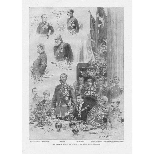 London banquet for - london, lord