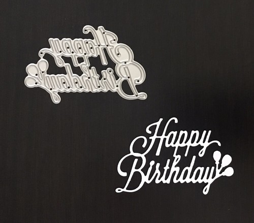 Craft dies happy birthday - happy,
