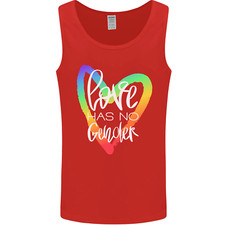 LGBT Love Has No Gender Gay Pride Day Mens Vest Tank Top