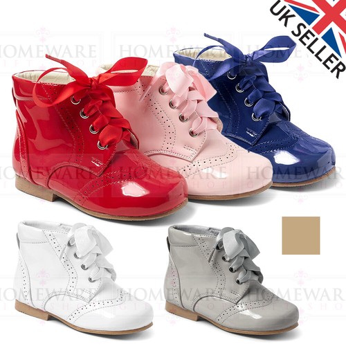 Girls boots patent spanish - girls,