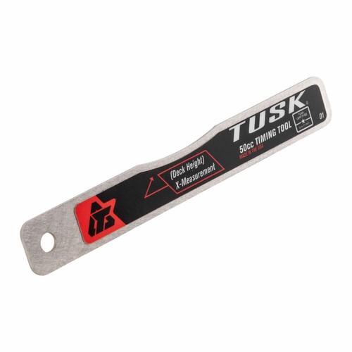Tusk deck and timing tool - and,
