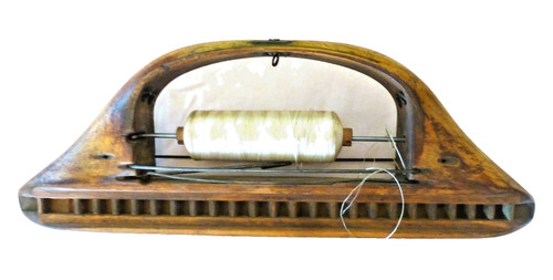 Antique wood weaving - , shuttle