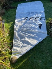 Sailing Dinghy Mainsail Ex Merlin Rocket so quite large BBQ Shelter Boat project