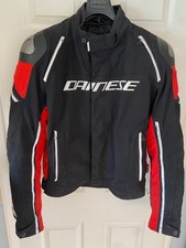 Dainese RACING 3 D-DRY® JACKET (Black & Red)