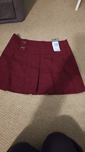 Primark size red plaid - size,