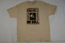 AC/DC NO BULL T SHIRT NEW OFFICIAL BAND GROUP RARE 2008 VINTAGE VIDEO FILM