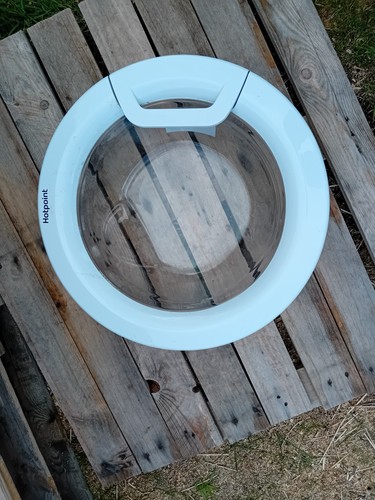 Cream hotpoint washing machine - hotpoint,