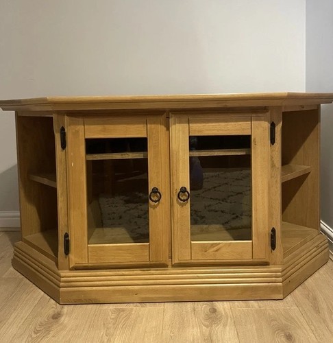 Beautiful oak corner unit - corner, tv