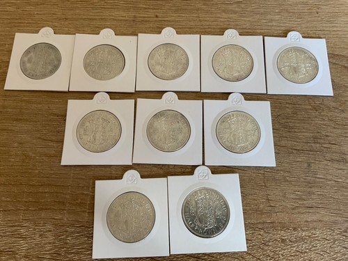 George half crown coins - george,