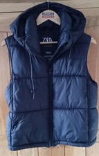 Zara Black Hooded Bodywarmer
