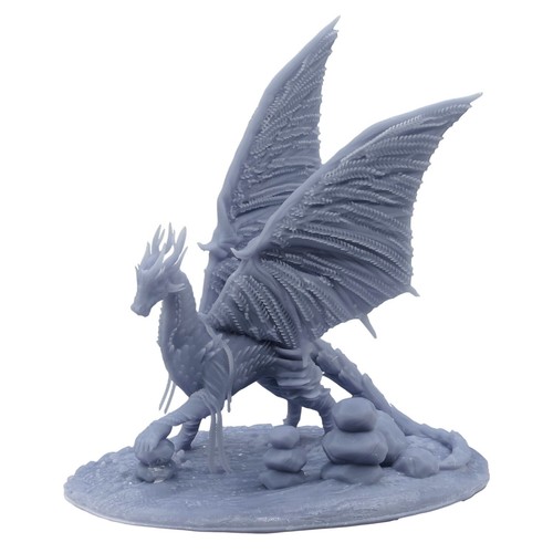 Forest fairy dragon - forest, paintable