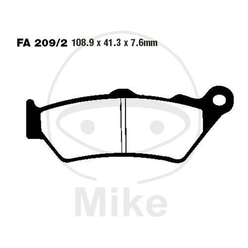 Pair pads ebc fa209 - pair,