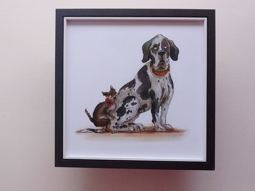Dog cartoon print little - dog,