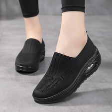 Women Shoes Orthopedic Sneakers Cushion Platform Diabetic Walking Shoes Slip On