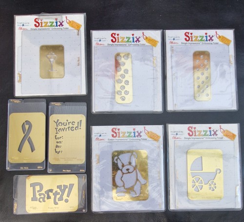 Job lot eight - of, sizzix