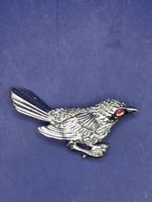 A Stunning Sarah Coventry Silver Toned  Vintage Bird Brooch