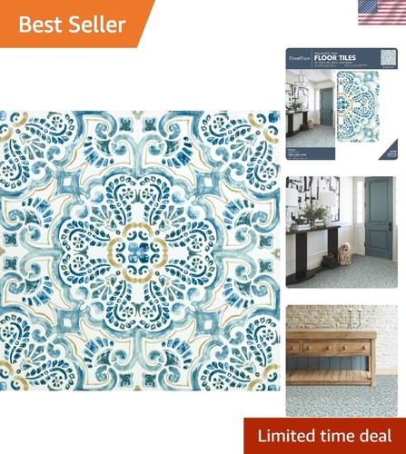 Elegant blue peel and stick - elegant,