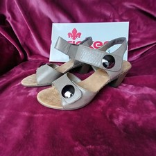 Rieker 67369-42 Womens Leather  Metalic Antistress Sandals Size  uk 6