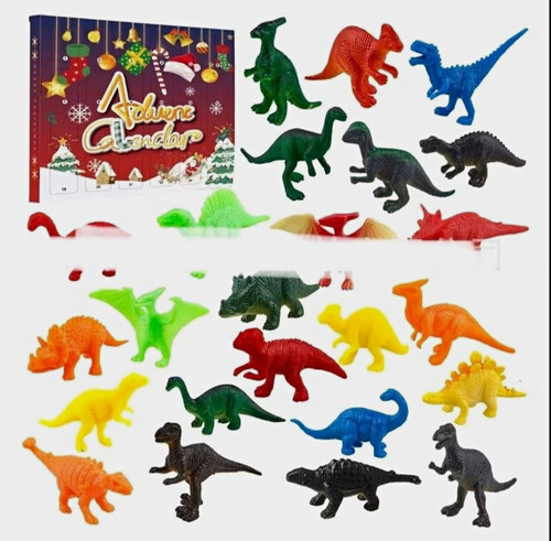 Dinosaur christmas toy advent - christmas,