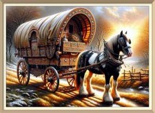 7x5 Print Winter Landscape