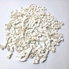 LEGO White MACARONI Curved