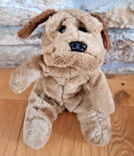 Vintage brown wrinkled shar - vintage,