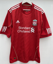 Liverpool 2010/11/12 Home Football Shirt Adidas Short Sleeve Mens Large L