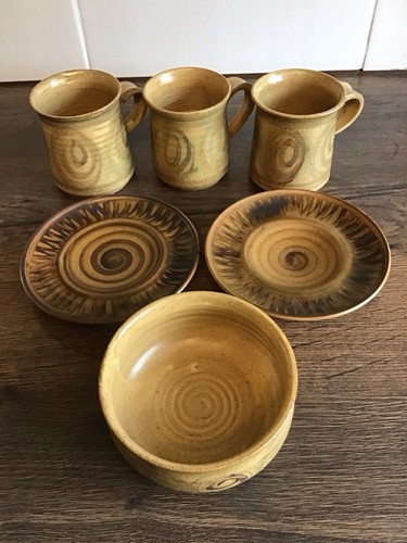 Alvingham pottery crockery set - alvingham,