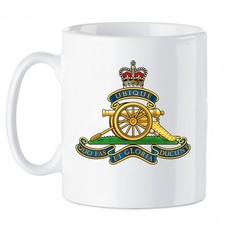 Royal Artillery British Army Ceramic Printed Regimental Mug