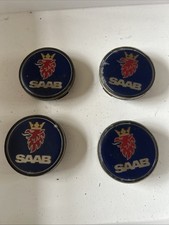 SAAB Genuine Alloy Wheel Centre Caps X4 Set 12759807 Cadillac Brand