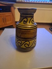 Austrian Green Vase. 19cm High. Marked Austria 5009-29