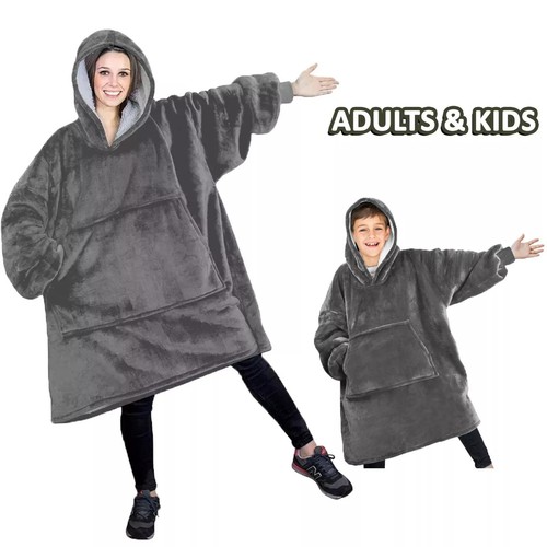 Hugy fluffy hoodie blanket - hoodie,