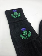 Scottish Thistle Design Black