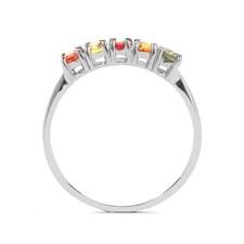 Gemporia Multi-Colour Sapphire Ring in Sterling Silver 1.14cts BNIP