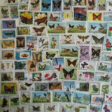 Butterflies moths stamps - &,