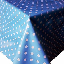 PVC TABLE CLOTH POLKA DOT SKY