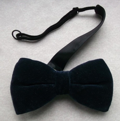 Bow tie vintage velvet mens - vintage,