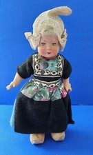 Antique 7" Painted Bisque Head