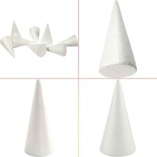 Versatile Lightweight Polystyrene Styrofoam Craft Cones 11 to 35cm Long Choose