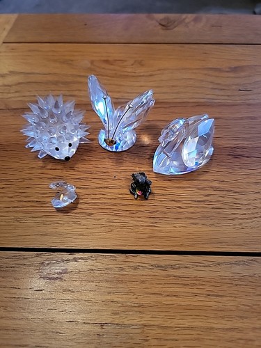 Cut glass animals hedgehog - cut,