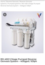 ro water filter system window
