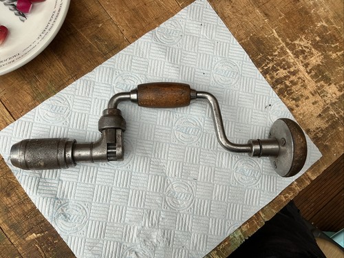 Vintage stanley hand brace - stanley,