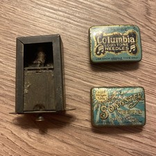 Vintage needle tins - needle, &