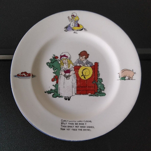 Vintage wetley china curly - wetley,