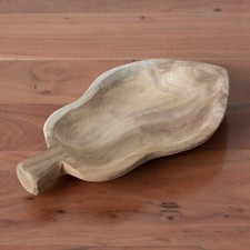 Teak Wooden Bowl with Handle