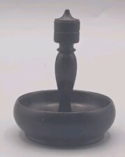 Beautiful Vintage Antique Ebony ring holder 9cm Tall And 7cm Across A/F Pls Read