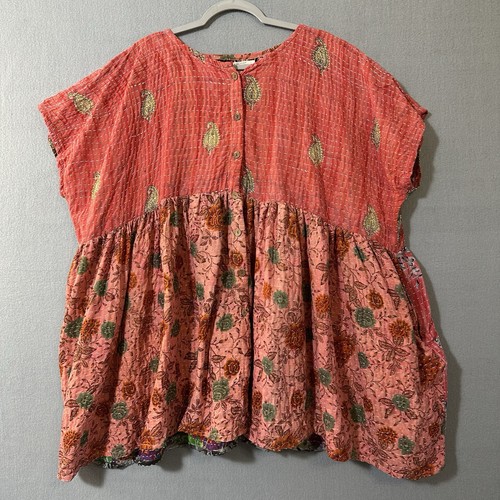 Kantha bae upcycled tunic - kantha,