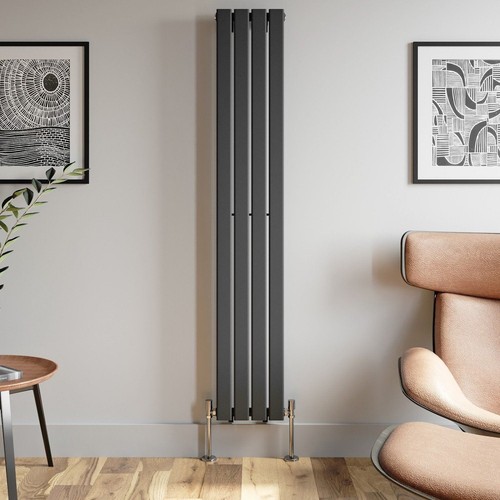 Anthracite designer radiator - anthracite,