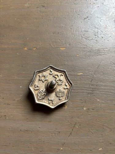 Vintage hanukkah metal - hanukkah, dreidel
