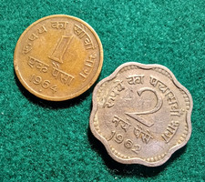 1962/64  INDIAN  NAYA  PAISE